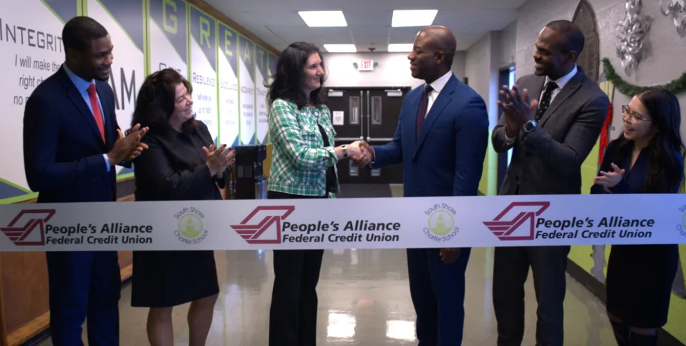 Ribbon Cutting Launches Bank-at-School Program at South Shore Charter ...